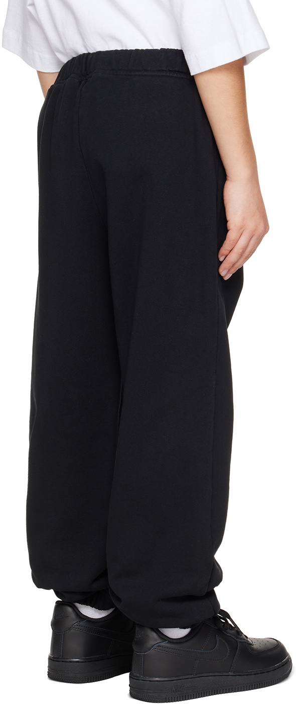 Palm Angels Kids Black Printed Sweatpants