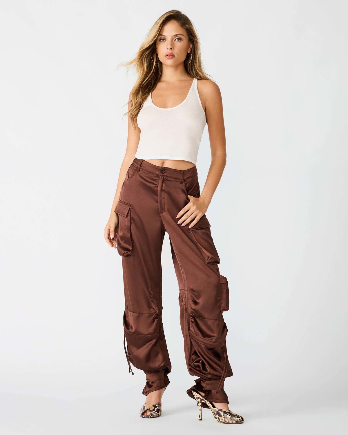 Steve Madden Duo Pants in Chocolate
