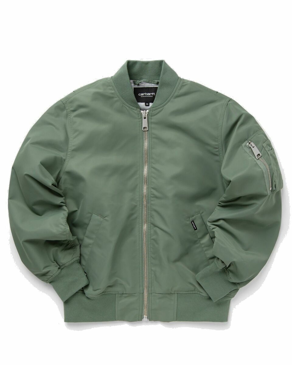 Carhartt Wip Wmns Olten Bomber Green - Womens - Bomber Jackets Carhartt WIP