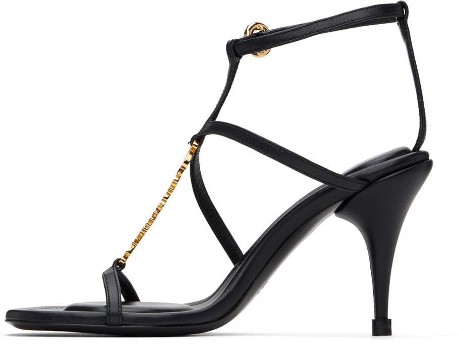 JACQUEMUS Black Le Chouchou 'Les sandales Pralu' Heeled Sandals