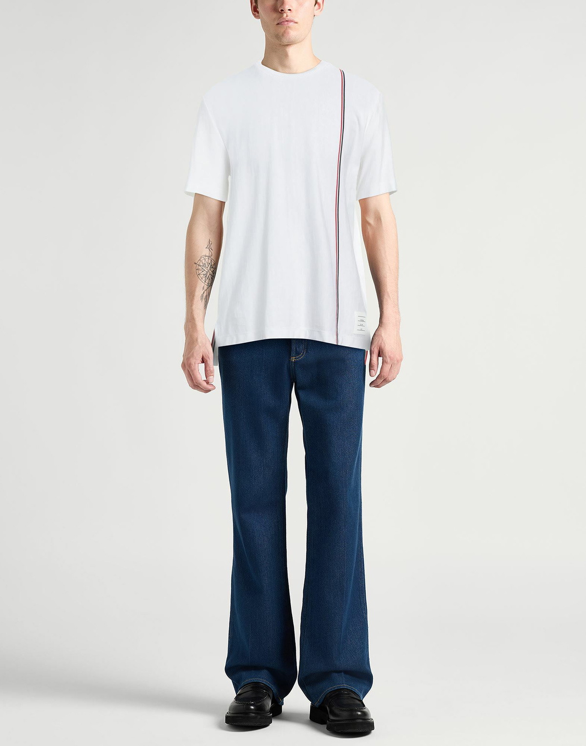 Thom Browne Mens T-shirt in White