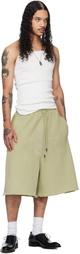 LU'U DAN Green Zoku Shorts