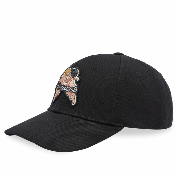 Photo: Fiorucci Women's Angel Patch Baseball Hat in Black 