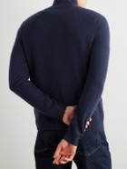 Bogner - Dexter Wool and Cashmere-Blend Zip-Up Cardigan - Blue