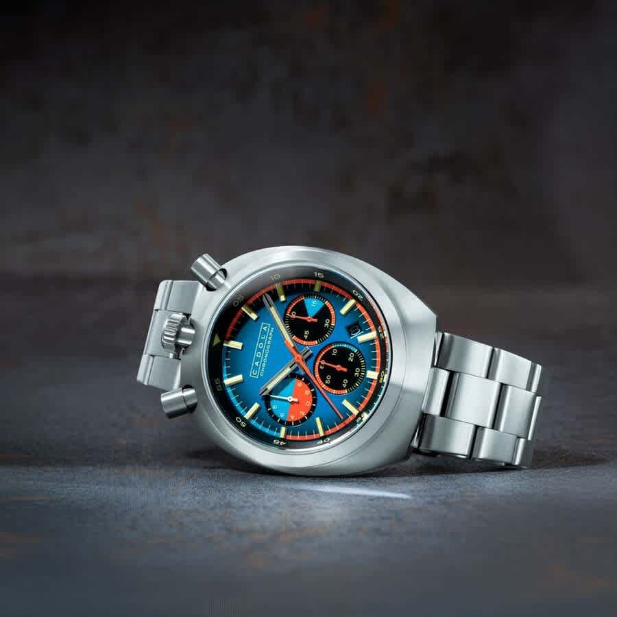 Cadola Testa Di Toro Chronograph Quartz Blue Dial Mens Watch CD-1058-33
