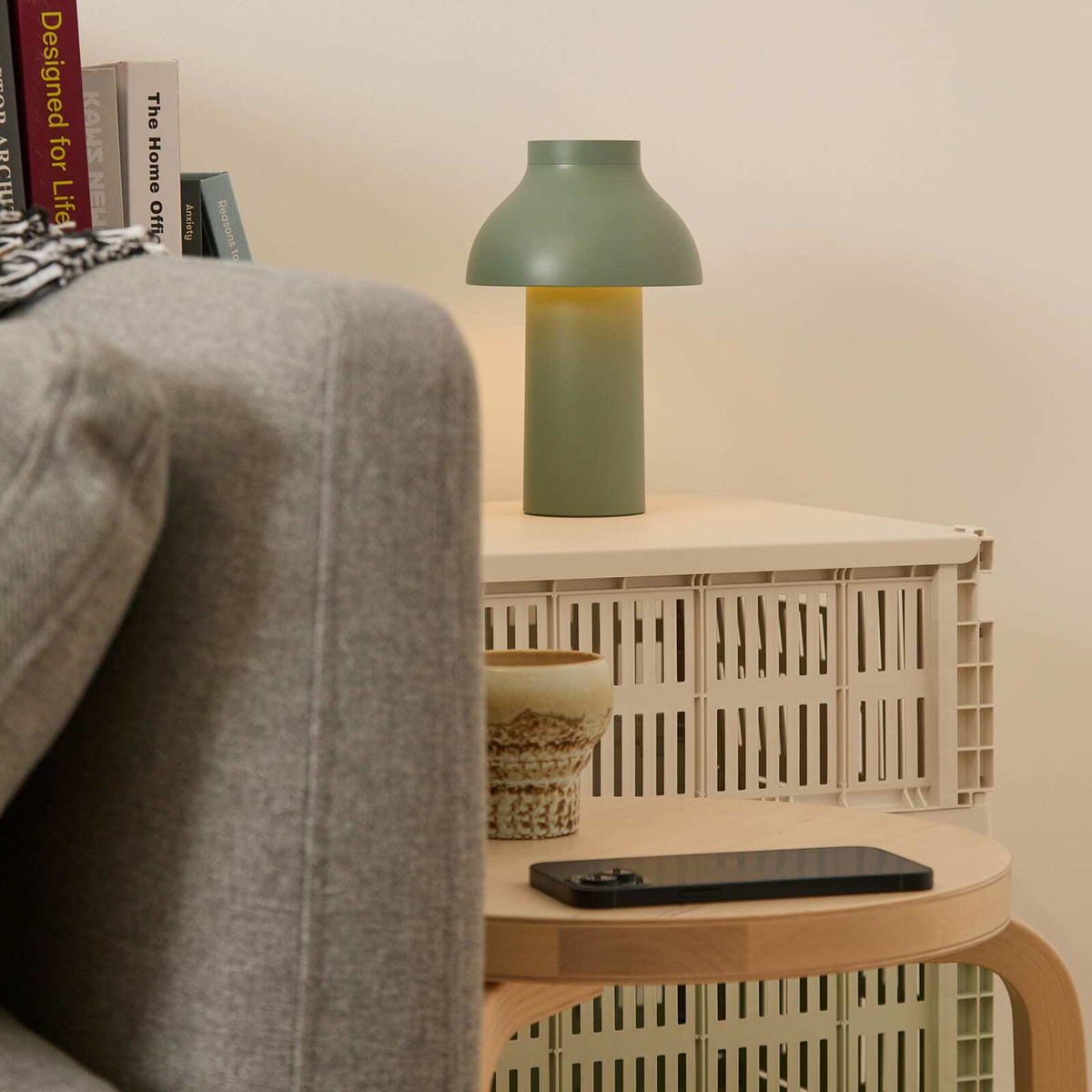 HAY PC Portable Lamp No 2 in Fall Green 
