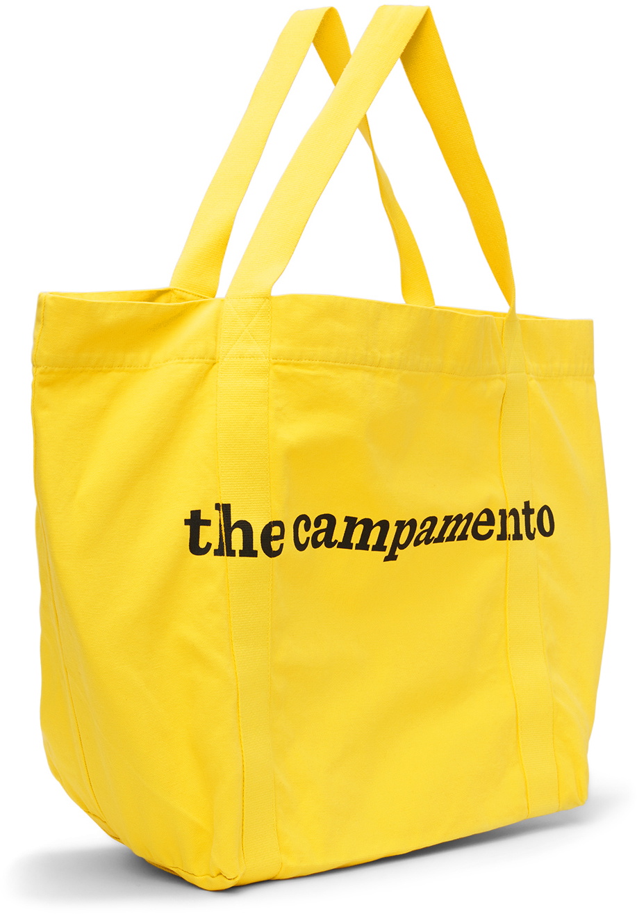 The Campamento Kids Yellow Logo Tote