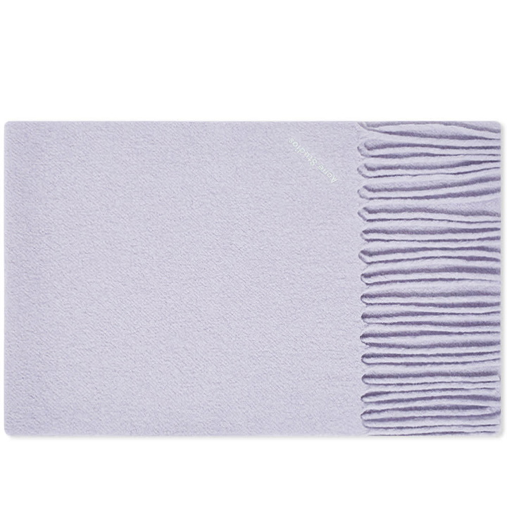 Photo: Acne Studios Villy Textured Logo Scarf