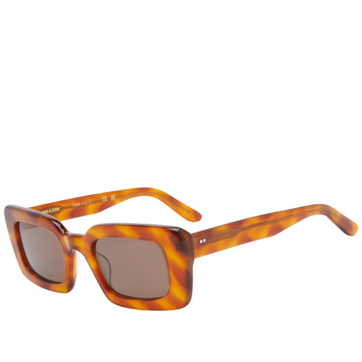 Photo: Ace & Tate Women's Jacques Sunglasses in Sepia 