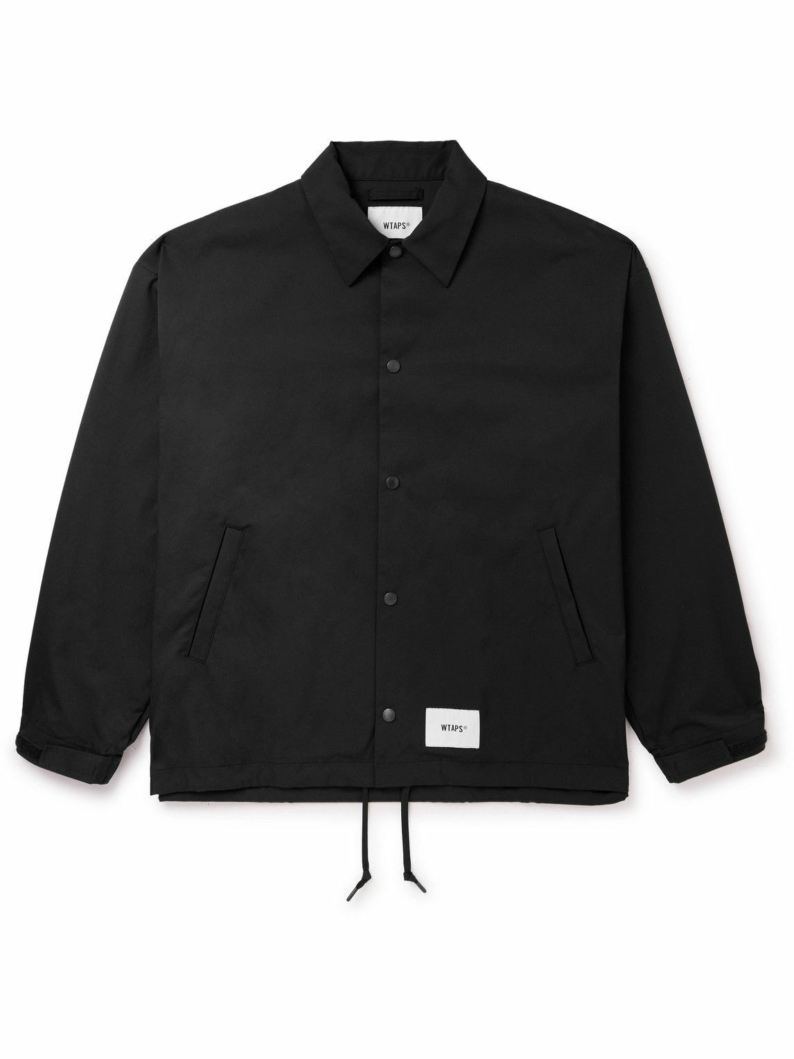 WTAPS - Chief Logo-Appliquéd Shell Jacket - Black WTAPS