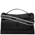 Moncler Women's Legere Logo Strap Zip Tote Bag in Black