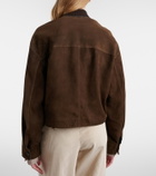 Brunello Cucinelli Cropped suede jacket