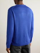 Anderson & Sheppard - Linen Sweater - Blue