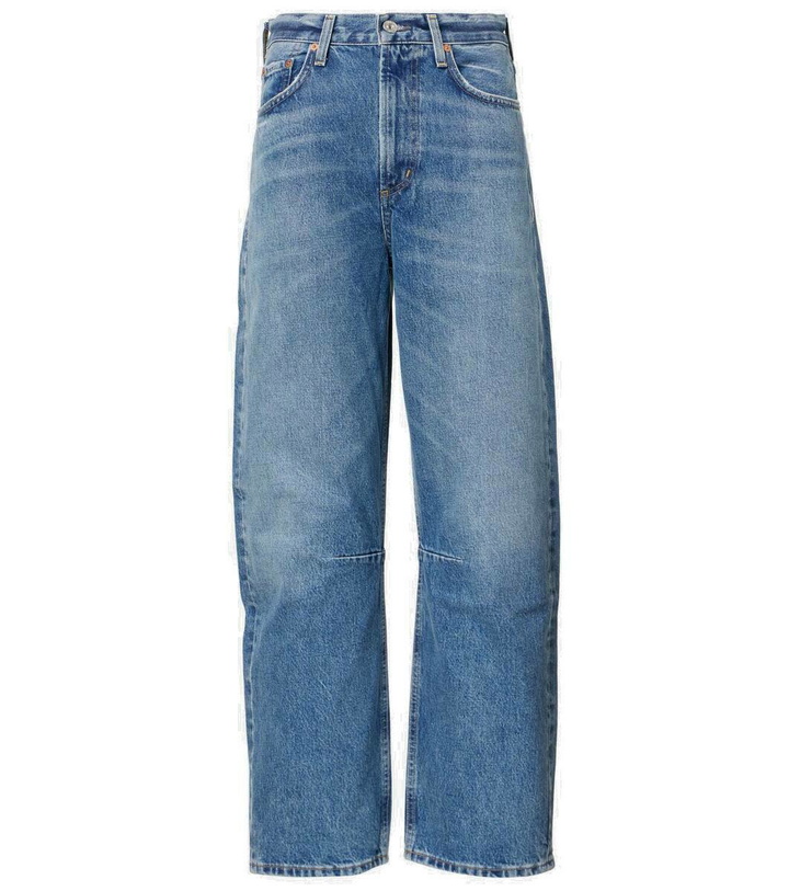 Photo: Citizens of Humanity Miro high-rise cropped barrel-leg jeans