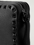 Valentino Garavani - Rockstud Full-Grain Leather Messenger Bag