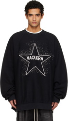 VAQUERA Black Oversized Sweatshirt