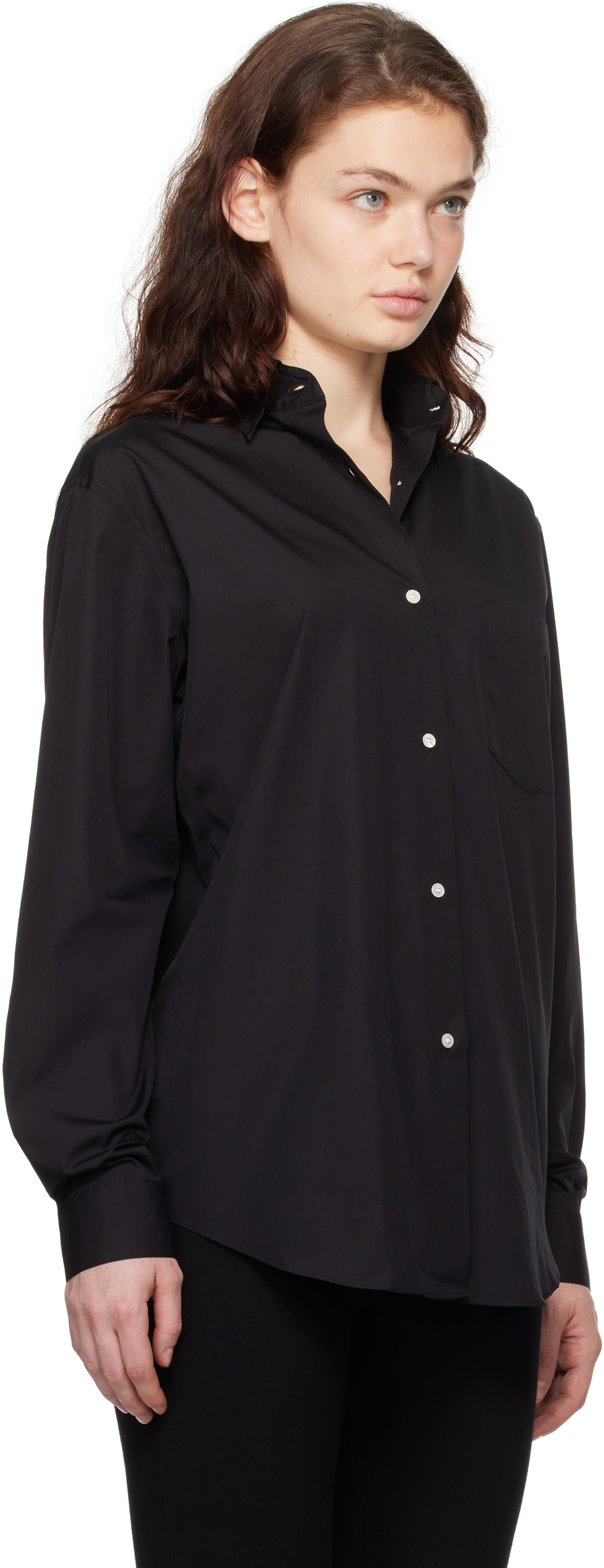 FLORE FLORE Black Zoë Shirt