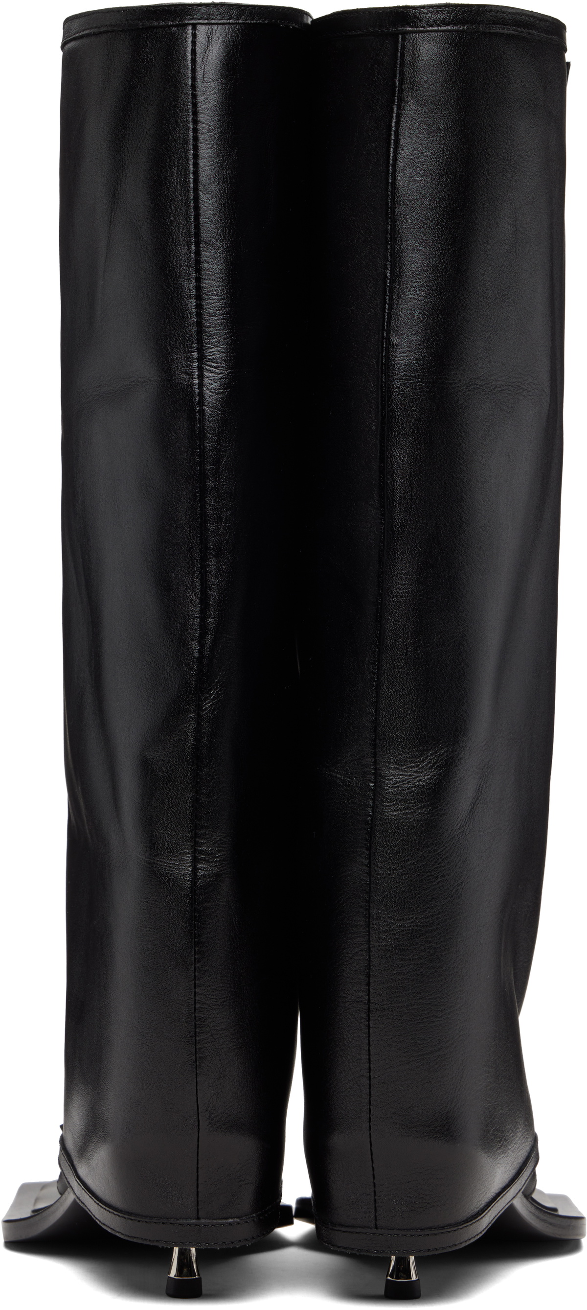 FIDAN NOVRUZOVA Black Kaia Stiletto Heel Tall Sandals