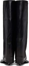 FIDAN NOVRUZOVA Black Kaia Stiletto Heel Tall Sandals
