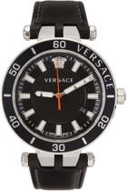 Versace Black Greca Sport Watch