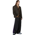 Needles Black Smooth Track Trousers