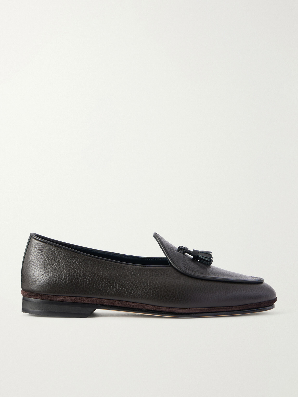 Rubinacci - Marfy Tasseled Full-Grain Leather Loafers - Brown