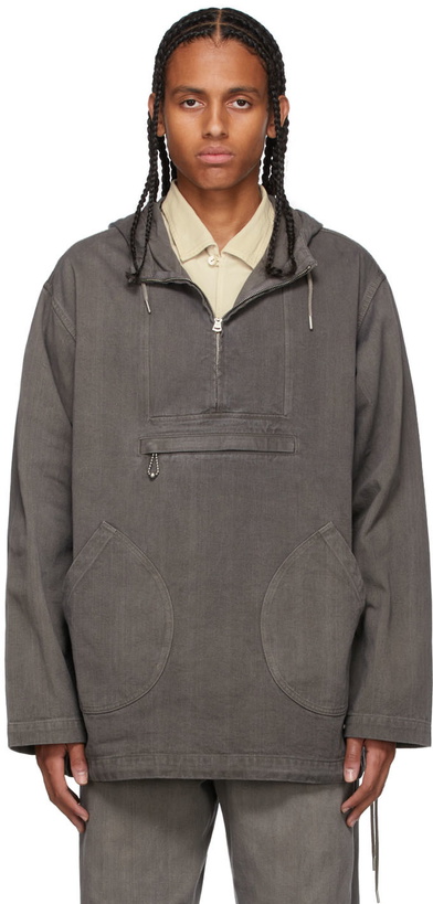 Photo: Taiga Takahashi Grey Anorak Jacket