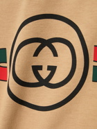 GUCCI - Logo Printed Cotton T-shirt
