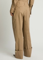 Darkpark Diana Cotton-poplin Trousers Camel
