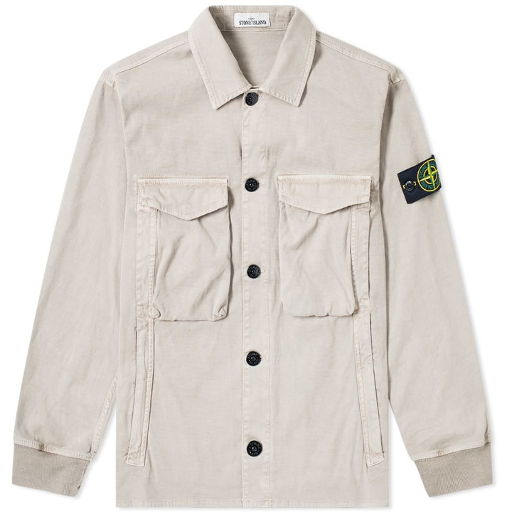 Photo: Stone Island Garment Dyed Stretch Overshirt