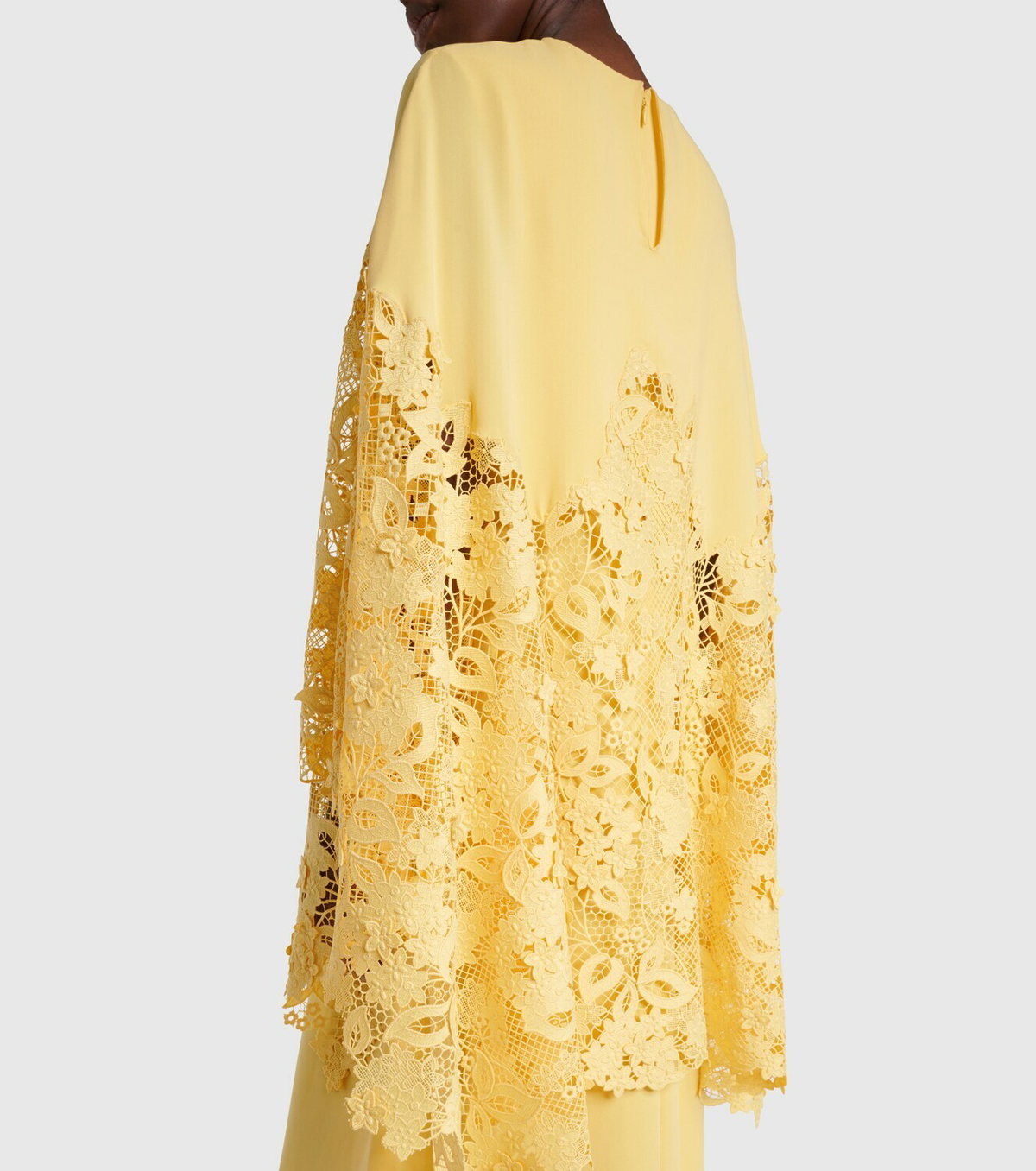 Oscar de la Renta Floral silk-blend kaftan