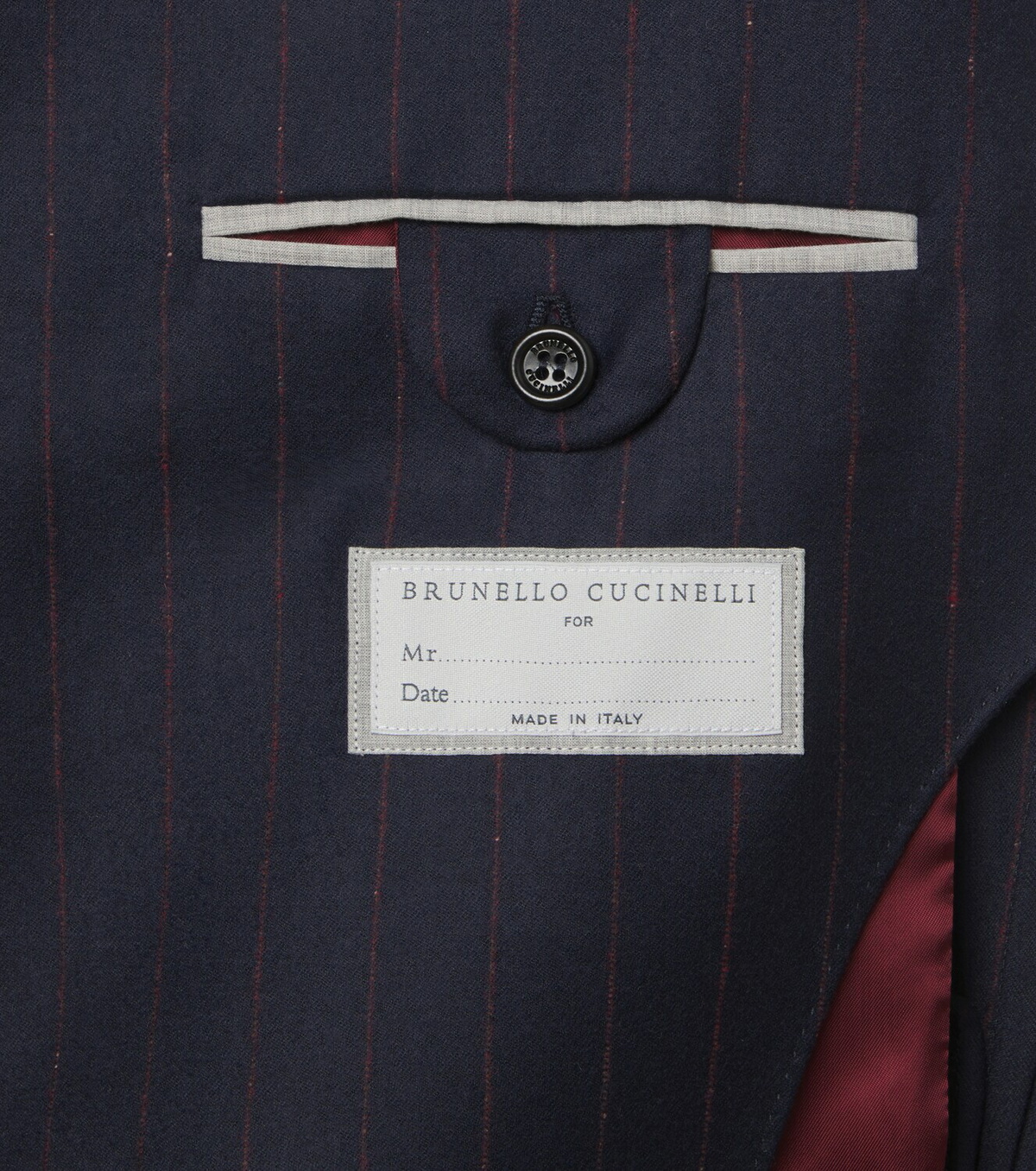 Brunello Cucinelli Pinstripe virgin wool suit