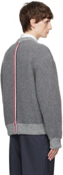 Thom Browne Gray Crewneck Sweatshirt