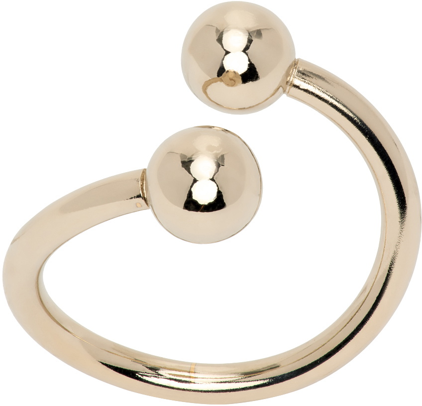 Justine Clenquet Gold Selma Ring Justine Clenquet