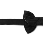 TOM FORD - Pre-Tied Silk-Moire Bow Tie - Men - Black