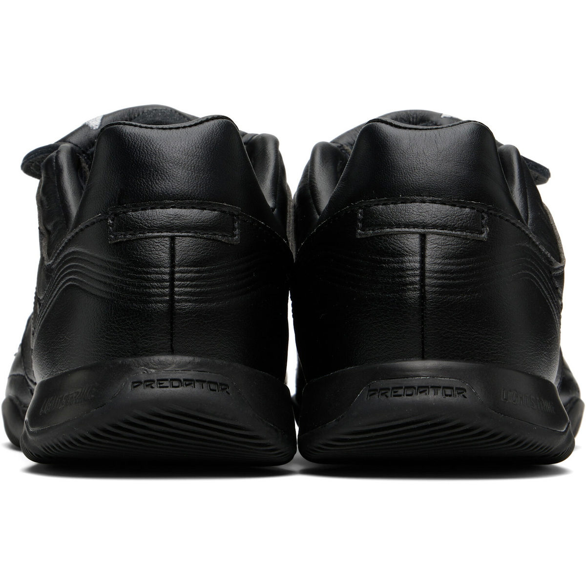Y-3 Black Leather Predator Precision Sneakers