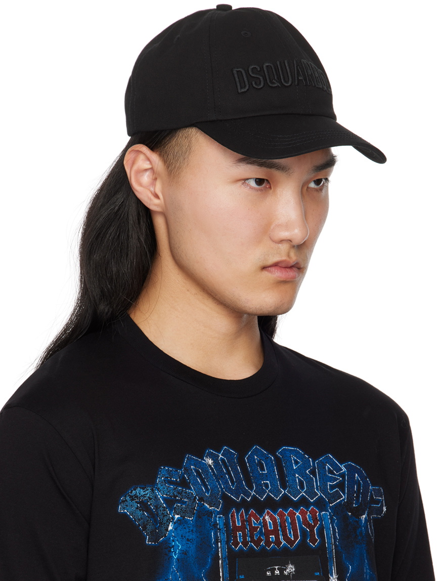 Dsquared2 Black Logo Baseball Cap Dsquared2