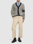 THOM BROWNE All Over Cable Stitch Classic Cardigan