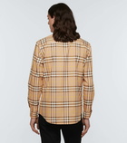 Burberry - Checked cotton poplin shirt