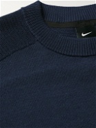 Nike Golf - Tiger Woods Merino Wool-Blend Sweater - Blue
