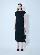 Issey Miyake Diagonal Textured Midi Skirt