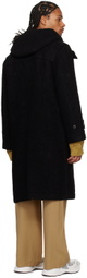 LOW CLASSIC Black Toggle Coat