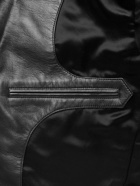 TOM FORD - Leather Blazer - Black