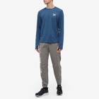 District Vision Men's Long Sleeve Air Wear T-Shirt in Blue