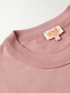 Armor Lux - Callac Logo-Appliquéd Cotton-Jersey T-Shirt - Pink