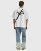 Maison Kitsune HANDWRITING OVERSIZE TEE White Mens Shortsleefe