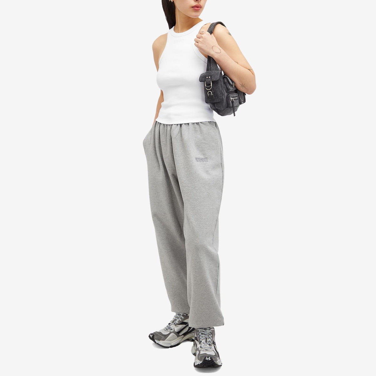 Vetements Women's Racing Tank Top in White