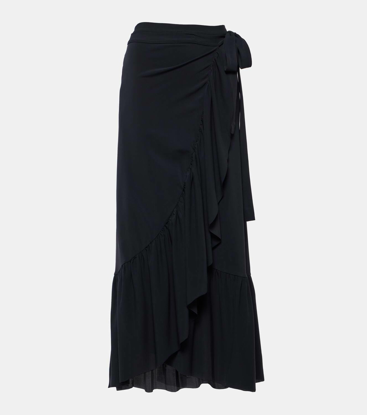 Eres Julia ruffled jersey beach cover-up