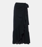 Eres Julia ruffled jersey beach cover-up