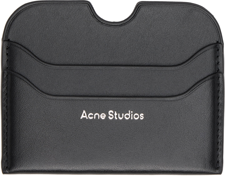 Photo: Acne Studios Black Leather Card Holder